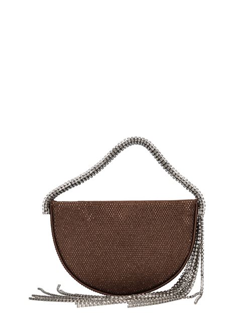 Borsa in raso e strass GEDEBE | GABI SATIN CRYSTALMARRONE